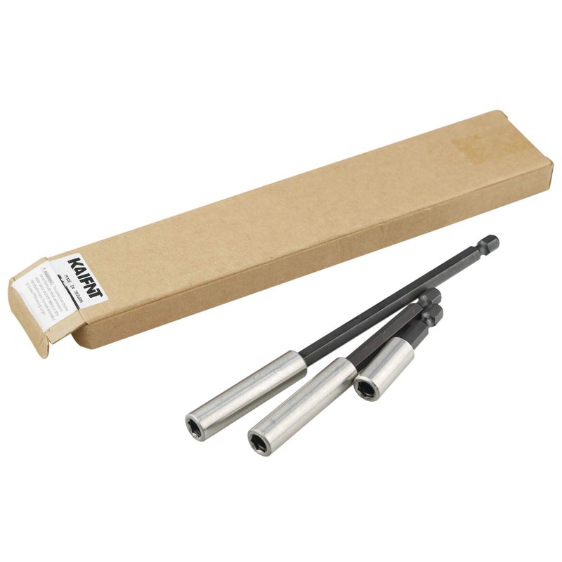 KAIFNT K405 Magnetic Bit Holder with Retaining Ring, 2, 4, 6-inch Extensions, 3-Piece - Image 5